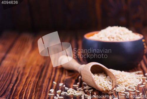 Image of raw rice