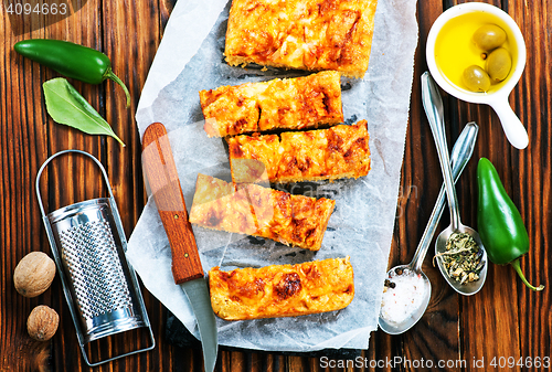 Image of bread with cheese