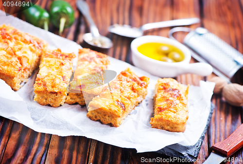 Image of bread with cheese