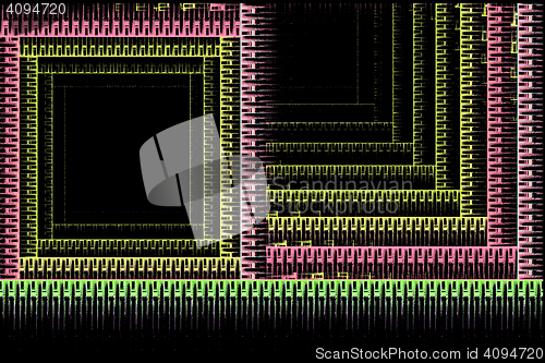 Image of A fractal image: the virtual window and the stairs.