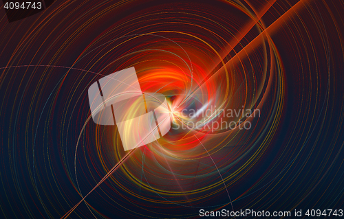Image of Fractal image: Rotating the fiery Sphere.