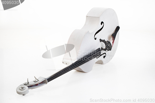 Image of White Double Bass