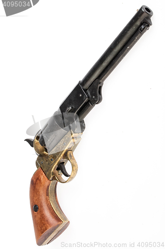 Image of Old Revolver On Isolated Background