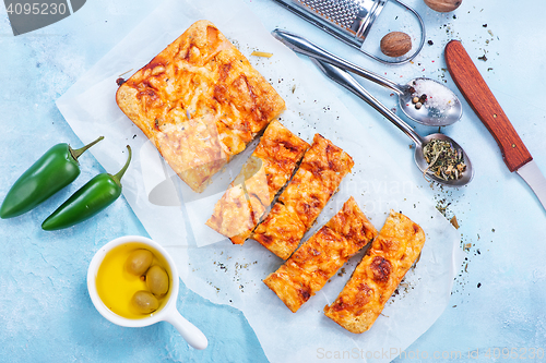 Image of bread with cheese