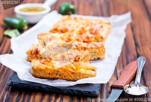 Image of bread with cheese