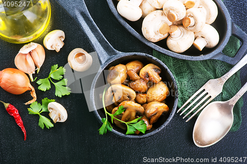 Image of fried mushrooms