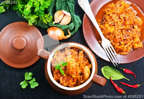 Image of stewed cabbage