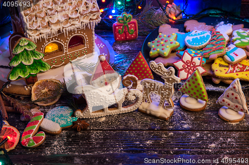 Image of Gingerbreads for new years and christmas