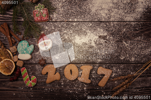 Image of Gingerbreads for new 2017 years