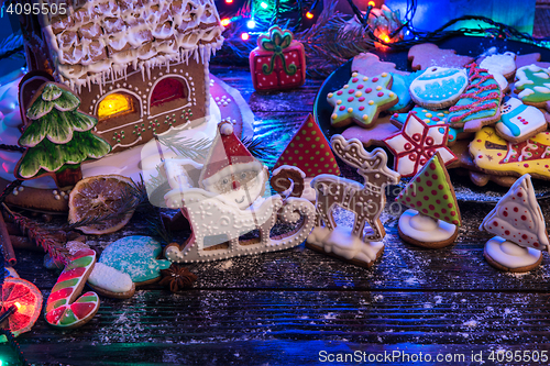 Image of Gingerbreads for new years and christmas