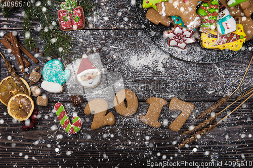 Image of Gingerbreads for new 2017 years