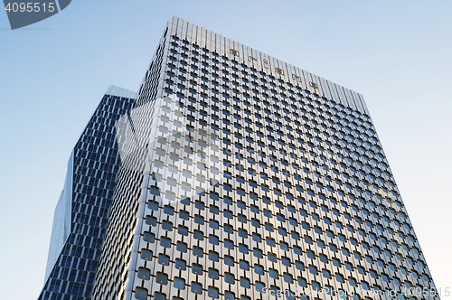 Image of Tour Ariane skyscraper in La Defense, Paris 