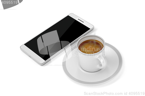 Image of Espresso and smartphone