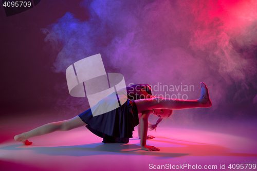 Image of The teen modern ballet dancer