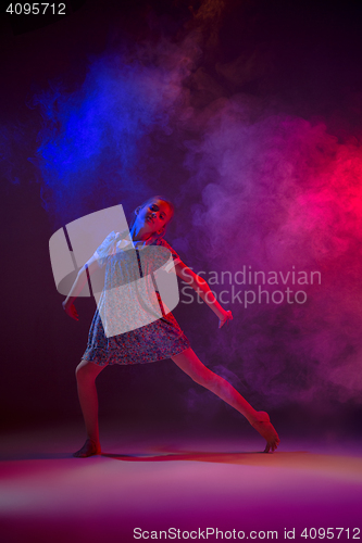 Image of The teen modern ballet dancer