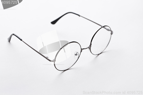 Image of Eyeglasses on pure white background