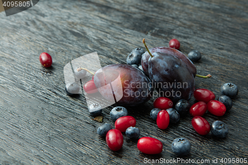 Image of juicy ripe berries