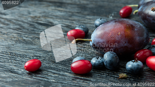 Image of macro ripe berries