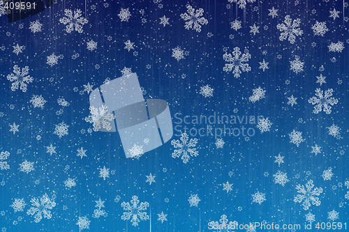 Image of snowing