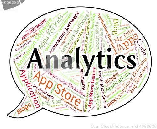 Image of Analytics Word Means Info Reporting And Usage