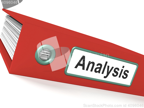 Image of Analysis File Containing Data And Analyzing Documents