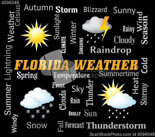 Image of Florida Weather Means Meteorological Conditions And Climate