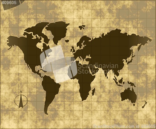 Image of map of the world