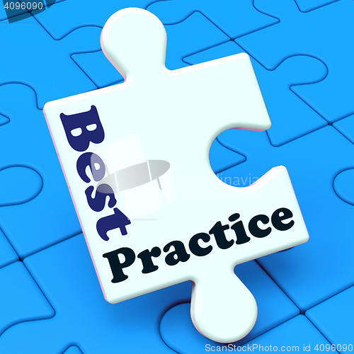 Image of Best Practice Shows Effective Concept Improving Business