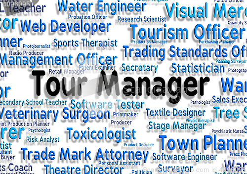 Image of Tour Manager Represents Vacation Management And Hiring