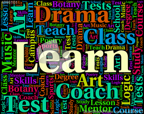 Image of Learn Word Shows Learned Educated And Schooling