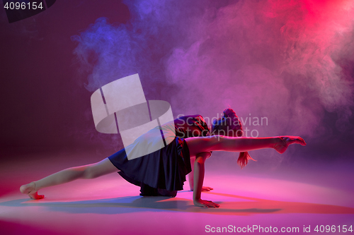 Image of The teen modern ballet dancer
