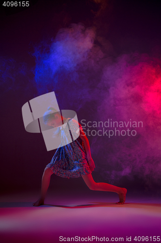 Image of The teen modern ballet dancer