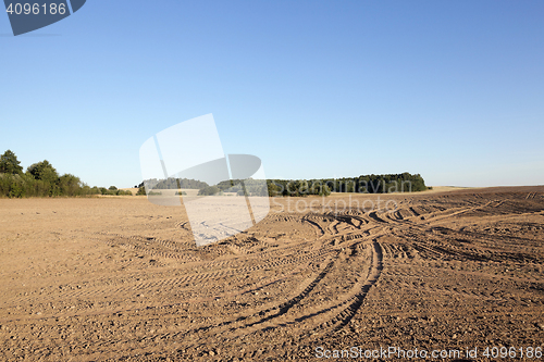 Image of plowed agricultural field