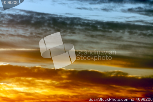 Image of sky with clouds