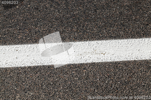 Image of road markings, close-up