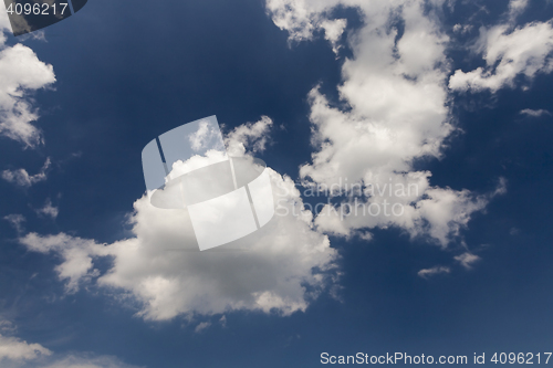 Image of cumulus clouds in the sky