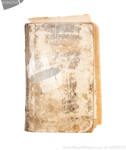 Image of old book on a white background