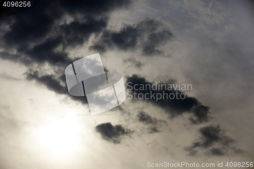 Image of clouds in the sky