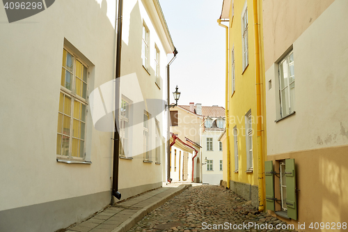 Image of european old city street