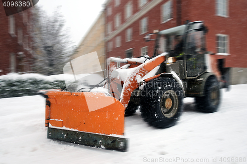 Image of Snow plow for road cleaning
