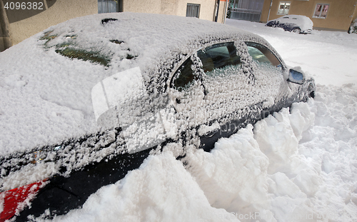 Image of The roads are snow-blocked