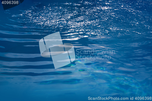 Image of Abstract blue water sea for background