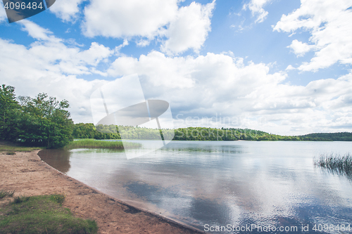 Image of Lake scenery with calm water