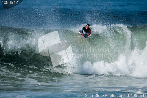 Image of Bodyboarder in action