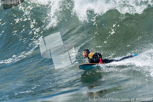 Image of Bodyboarder in action