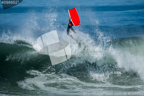 Image of Bodyboarder in action