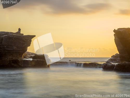 Image of The temple \"Tanah Lot\" on the island of Bali