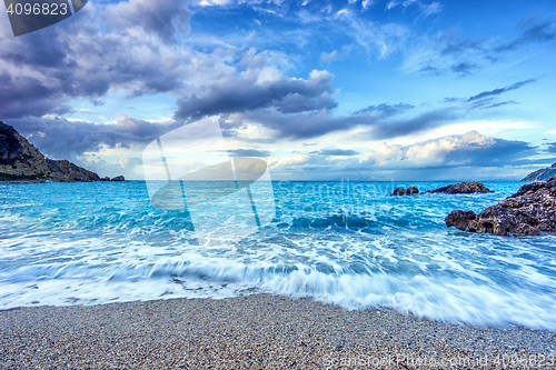 Image of Agios Nikitas Lefkas island Greece 