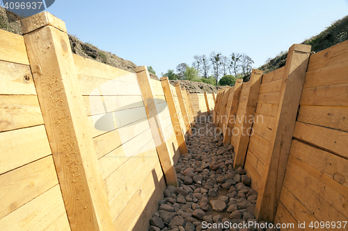 Image of trenches for combat