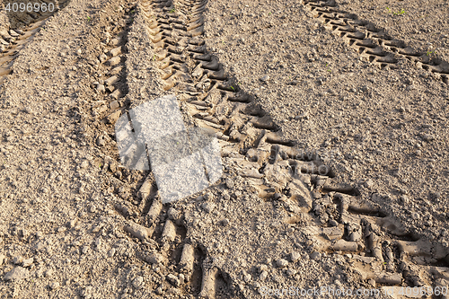 Image of plowed agricultural field